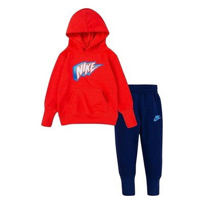Nike Baby Boy's Go for Gold Pullover Pants Set (Toddler) Blue Void 2 Toddler