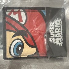 Bioworld Super Mario Multicolor Bifold Wallet with Credit Card Slots