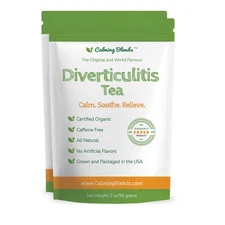 Calming Blends Diverticulitis Tea | All Natural Caffeine Free Digestive Healt...