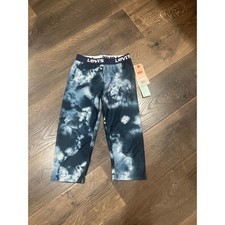 Levi Strauss Kids Tie Dye Leggings Pants Blue White Size 4 NWT MSRP 20 Pajama