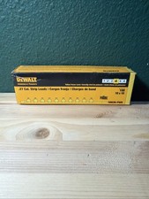 Dewalt Yellow power Level .27 Cal. Strip Loads 100 10x10 Minor Damage To Box