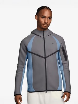 Nike Tech FZ Fleece Windrunner Hoodie Jacket IF1325-015 Size Large Tall New