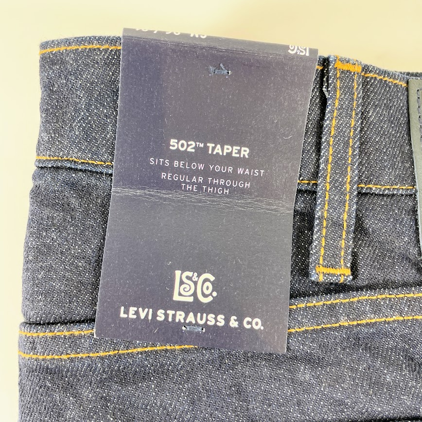 Levi's 502 Tapered Jeans Dark Indigo Made of Japan a58810000 | eBay
