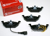 Zimmermann BremsbeläGe + Warnkontakt Vorne FüR VW Polo [9N]