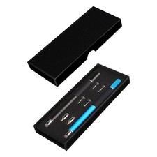 Stylus Pen for Tablets with Replaceable Tip Black Metal Touch Screen Pen
