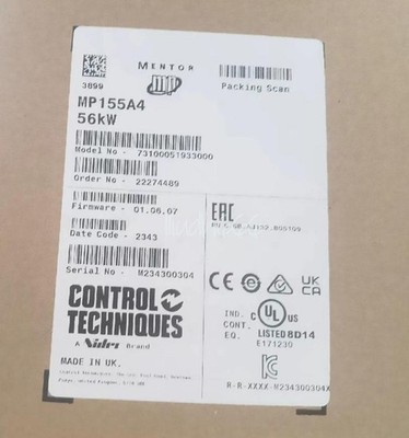 ONE NEW NIDEC CONTROL TECHNIQUES DC SPEED REGULATOR MP155A4