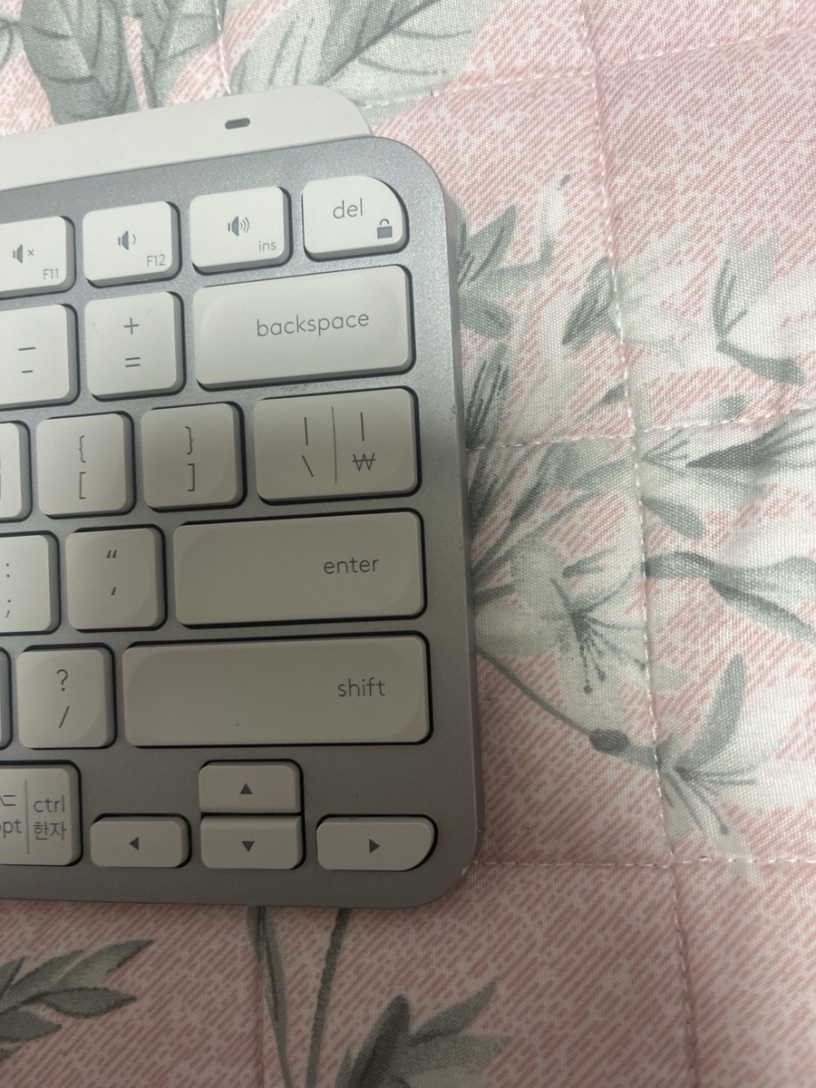 Logitech MX Keys Mini for Mac Wireless Keyboard (Pale Gray