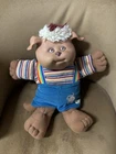 Vintage Coleco Cabbage Patch Koosas Dog Blue Rainbow Overalls