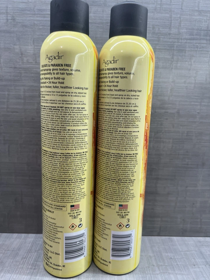 Agadir Argan Oil Hairspray Firm Hold Volumizing 10.5 oz (2 PACK) - Image 3 of 4
