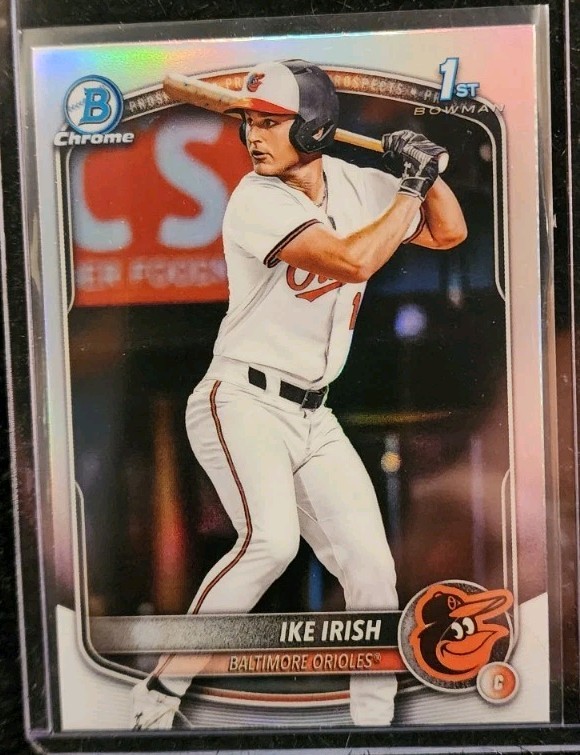 2025 Bowman Draft #BDC-16 Ike Irish Chrome Refractor