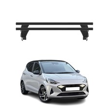 Menabo Dachträger Grundträger für Hyundai i10 III 2023-2026 FL Alu Schwarz 2tlg