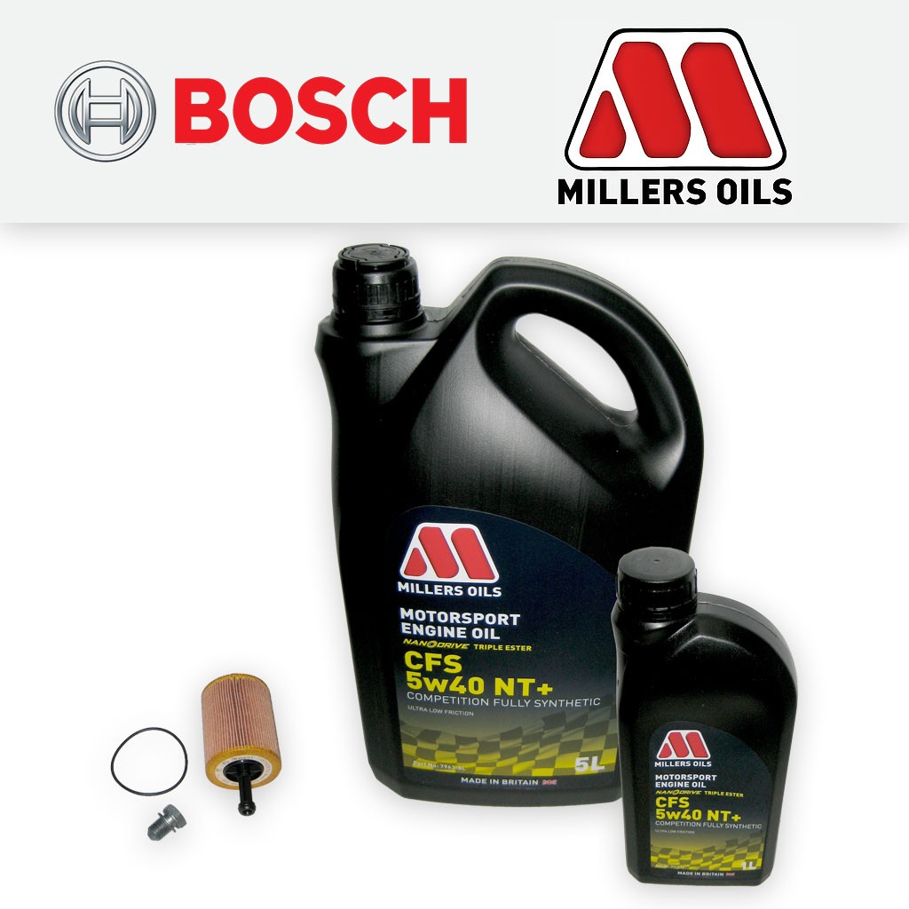 SERVICE KIT for AUDI TT (8J) 3.2 V6 QUATTRO OIL FILTER +5w40 FS OIL (2006-2010)