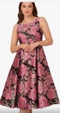 ADRIANNA PAPELL DRESS/JACQUARD /RETAIL$189/SIZE 2/LINED/LENGTH 39"/