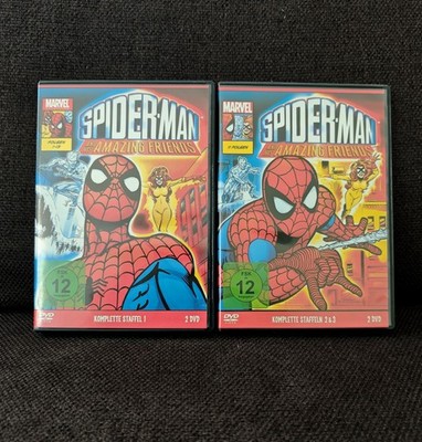 Spider-Man & Seine Außergewöhnlichen Freunde DVD Set Staffel 1 2 3 Komplett OOP