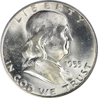 1955-P Franklin Half Dollar PCGS MS64 FBL Nice Eye Appeal Nice Strike