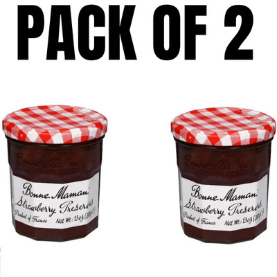 Bonne Maman Strawberry Preserves   13 oz Jars (Pack of 2)