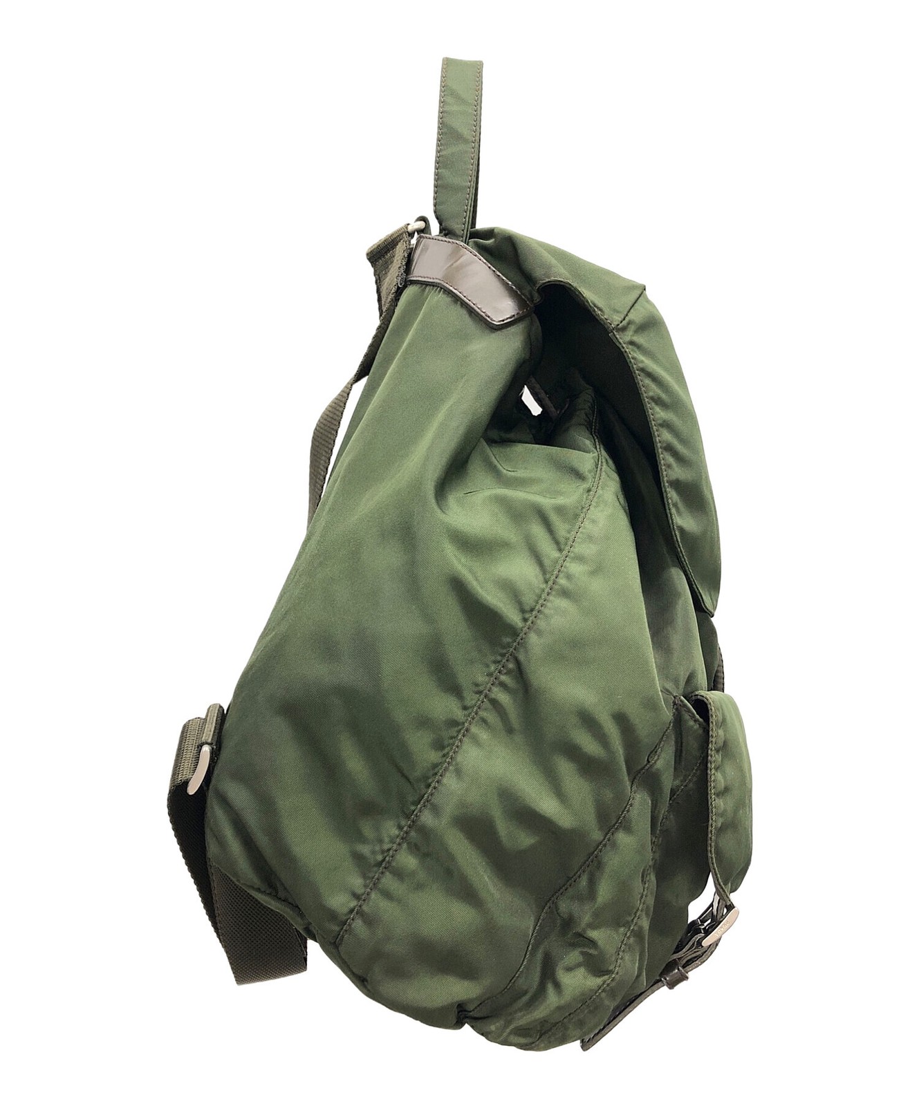 Prada Backpack Daypack Triangle Logo Tessuto Nylo… - image 3