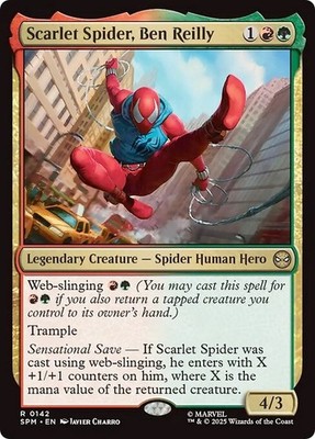 SCARLET SPIDER, BEN REILLY x1 mtg NM-M Marvel's Spider-Man 1 Rare