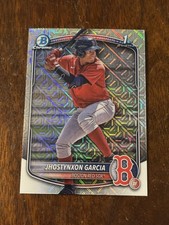 2025 Bowman Jhostynxon Garcia Chrome Mega Box Refractor 1st #BCP-43 Red Sox