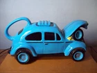 VINTAGE COOPERCRAFT VOLKSWAGEN TEAPOT IN BLUE