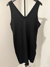 wild fable Black Ribbed Bodycon Tank Dress