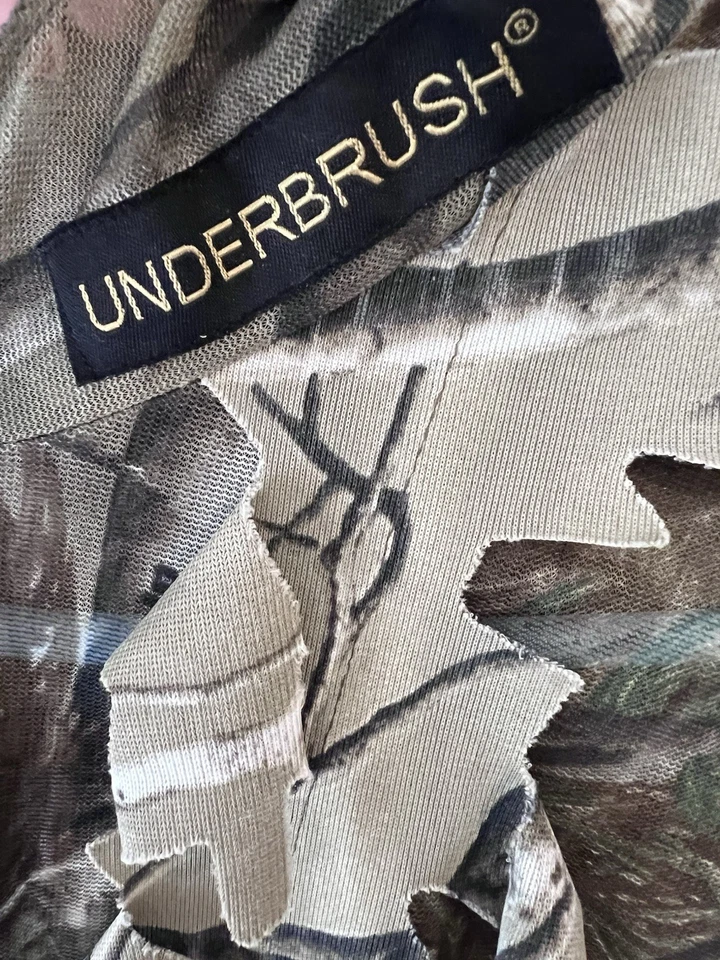 Real Tree Underbrush Camo Jacket Men's L/XL Hooded W/Mask Hunting - Image 4 of 4