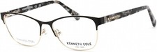 Kenneth Cole New York KC0311 001 Black Metal Optical Eyeglasses Frame 52-15-140