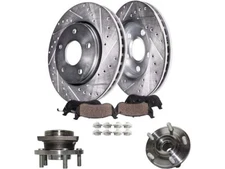 For Dodge Avenger Brake Pad and Rotor and Wheel Hub Kit Detroit Axle 45687JRQH