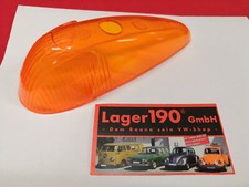 VW Käfer 08/57-10/63 Blinkerglas orange Glas HELLA Blinker PRÜFZEICHEN (89-019)