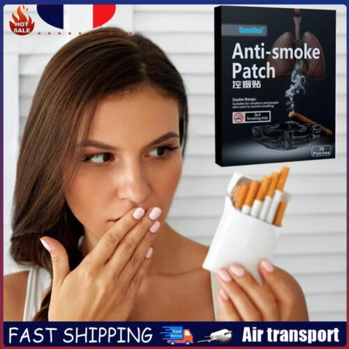 Stop Smoking Anti Smoke Patch for Smoking Cessation Patch Fast Quit Smoking FR - Photo 1/8