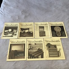 Woodsmith Magazine Notes From The Shop Vintage 1980, 1981, 1982, 1983 7 Issues 
