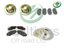 Terrafirma td5 performance brakes drilled and grooved full set Fits D2 td5/v8