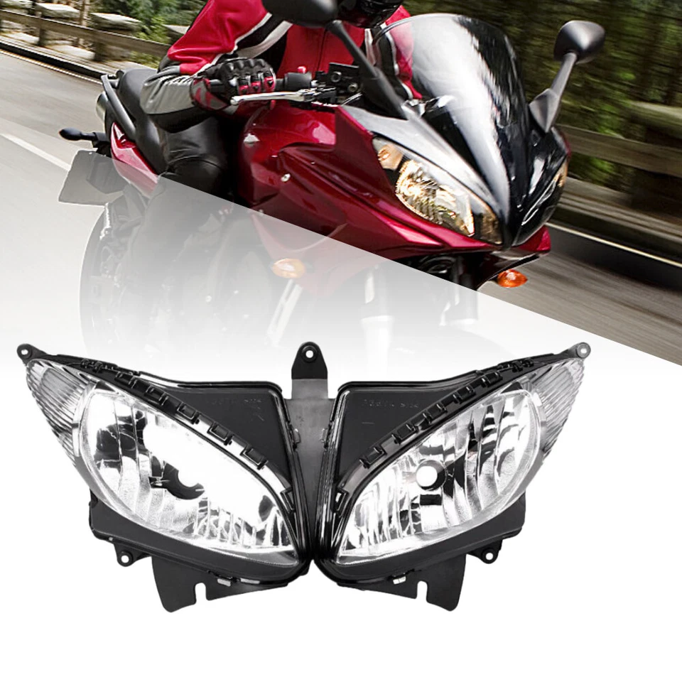 Motorcycle Front Headlight for Yamaha FZ6S 2003 2004 2005 2006 2007 2008 2009 Foto 2 de 4