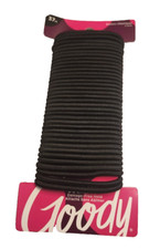 Goody Ouchless Elastic Hair Ties - 36 Ct, Black, 4MM Elastics 2pack