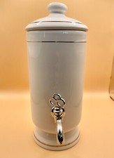 Vintage Porcelain Mouthwash Dispenser Capacity: 25 oz Made in Italy Frontage