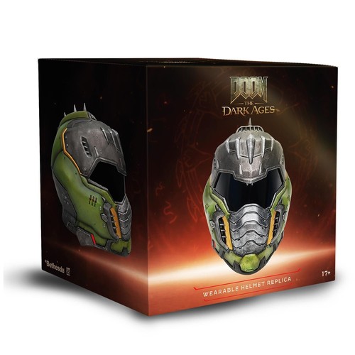 DOOM: THE DARK AGES WEARABLE HELMET REPLICA NEU COLLECTOR TRAGBARE HELMREPLIK - Bild 3 von 3