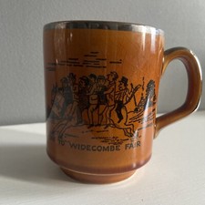 LORD NELSON Pottery *Vintage Widecombe Fair Pottery 9.5cm Mug * Uncle Tom Cobley