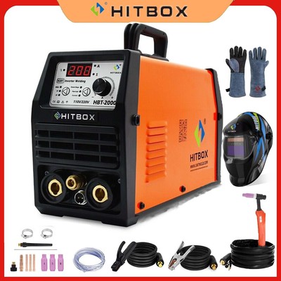 HF WIG Schweißgerät DC 200 Amper Hochfrequenz Inverter TIG MMA IGBT Schweißgerät