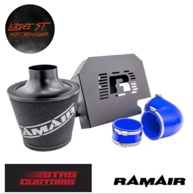 Ramair Ford Focus ST225 MK2 blau Induktionsluftfilter Kit & RS Stye ECU Halterung