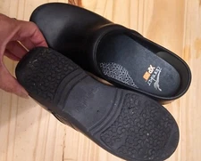 Dansko XP Shoes Womens 37 Clog Black Slip On  Wedge Heels Low