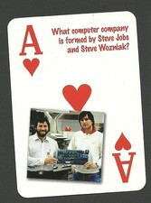 Apple Computers Steve Jobs Steve Wozniak Neat Playing Card #6Y7