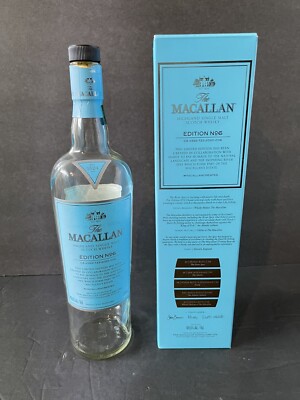 Macallan Edition 6 Empty Bottle And Box