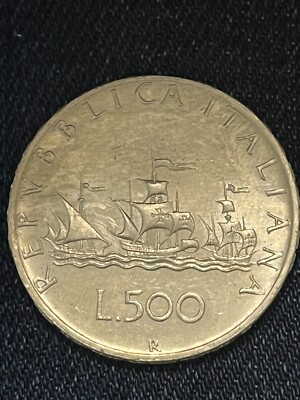 Lire Repubblica Italiana 500 Lire Argento Valore Numismatico 500