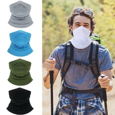 Cooling Breathable Motorcycle Cycling Face Mask Neck Gaiter Tube Scarf Bandana