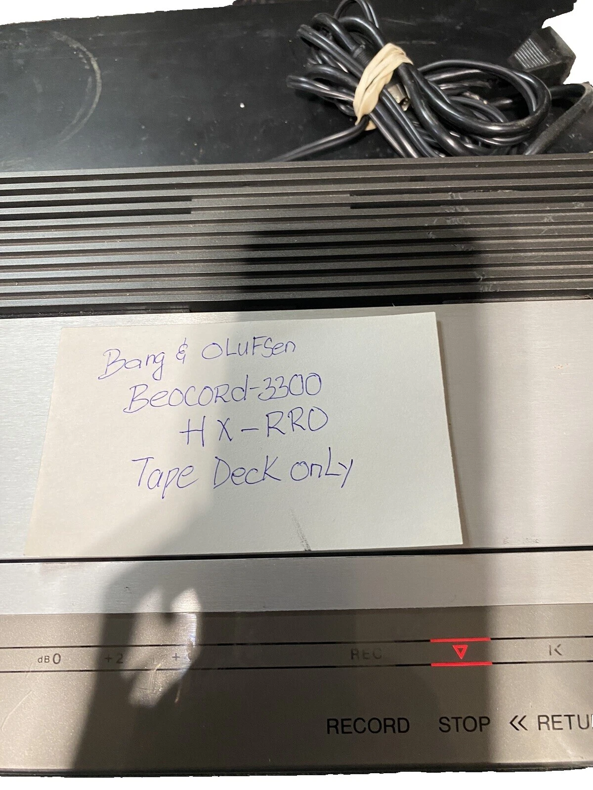 Platina de Cassette Bang & Olufsen Vintage