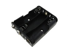 3 AA Non-Rechargeable/Rechargeable Battery Holder 9V Battery Connector