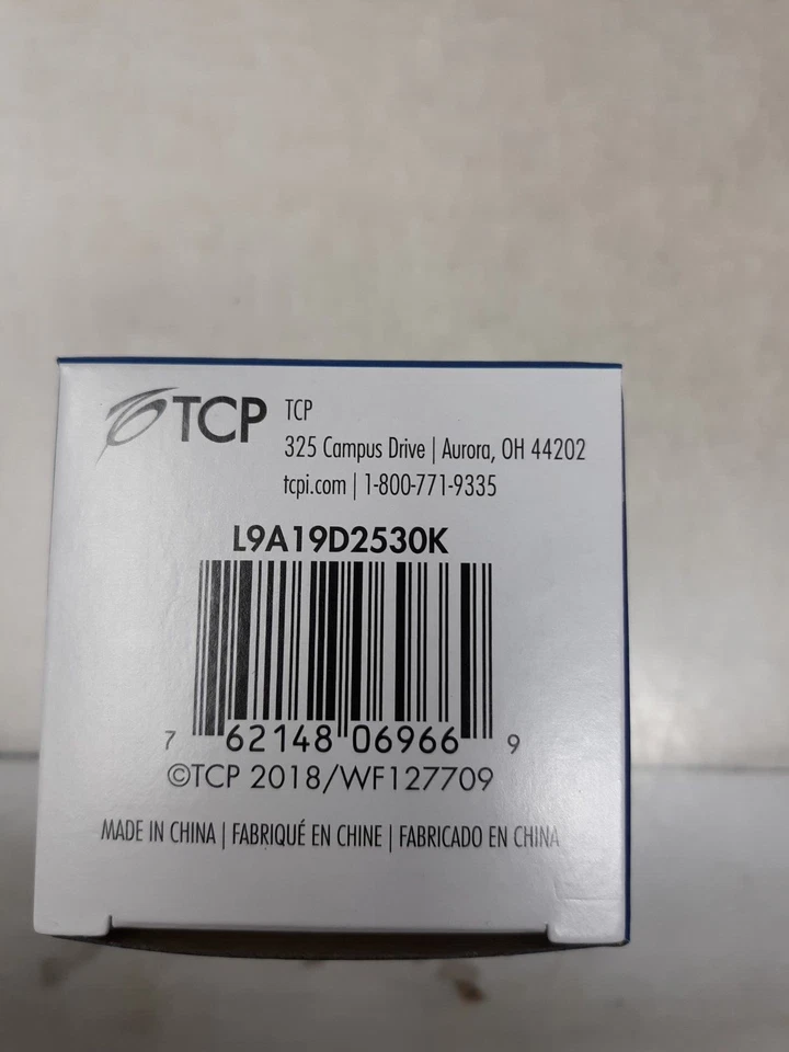 TCP L9A19D2541, 9W A19 LED BULB, 41K, DIMMABLE - New - case of 12 - Image 3 of 4