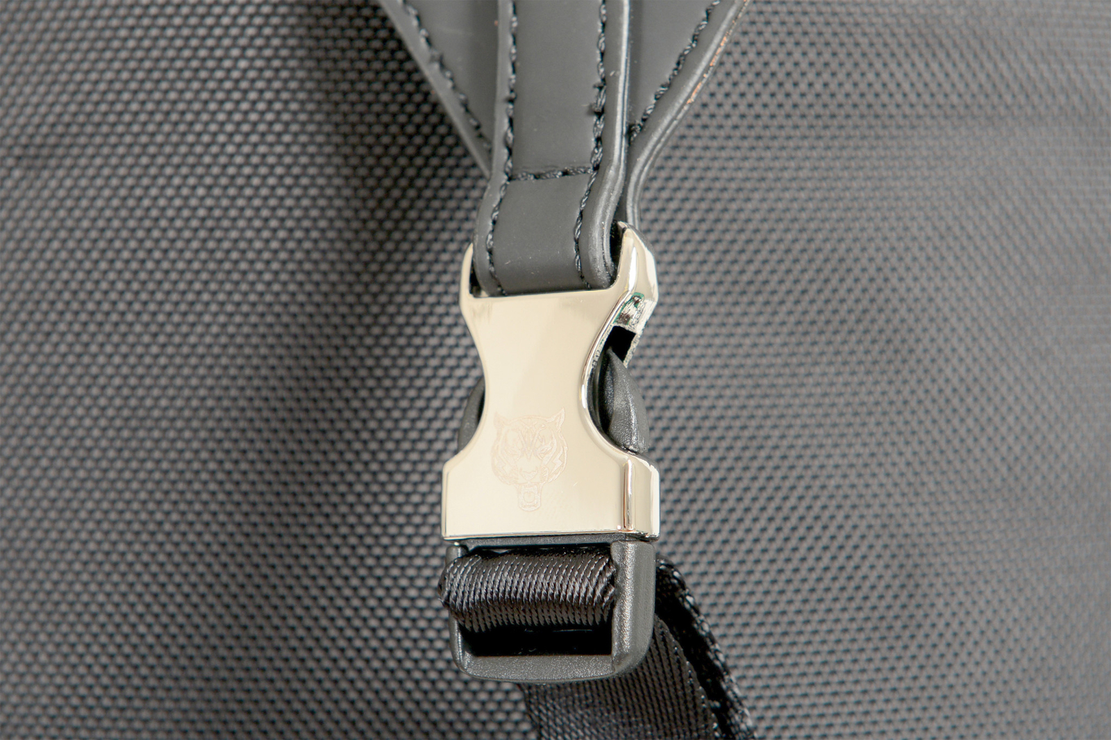 Plein Sport Unisex Black Logo Print Large Backpack Bag