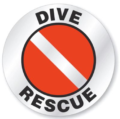 Autoaufkleber Dive Rescue Hard Hat Hardhat Label H173 Land Stadt Sticker-12cm