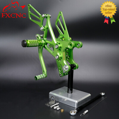 Adjustable Rearsets For ZX636 FXCNC Racing Rearset Foot Pegs For